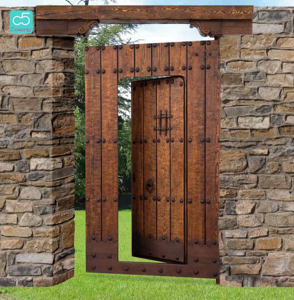 puerta de exterior