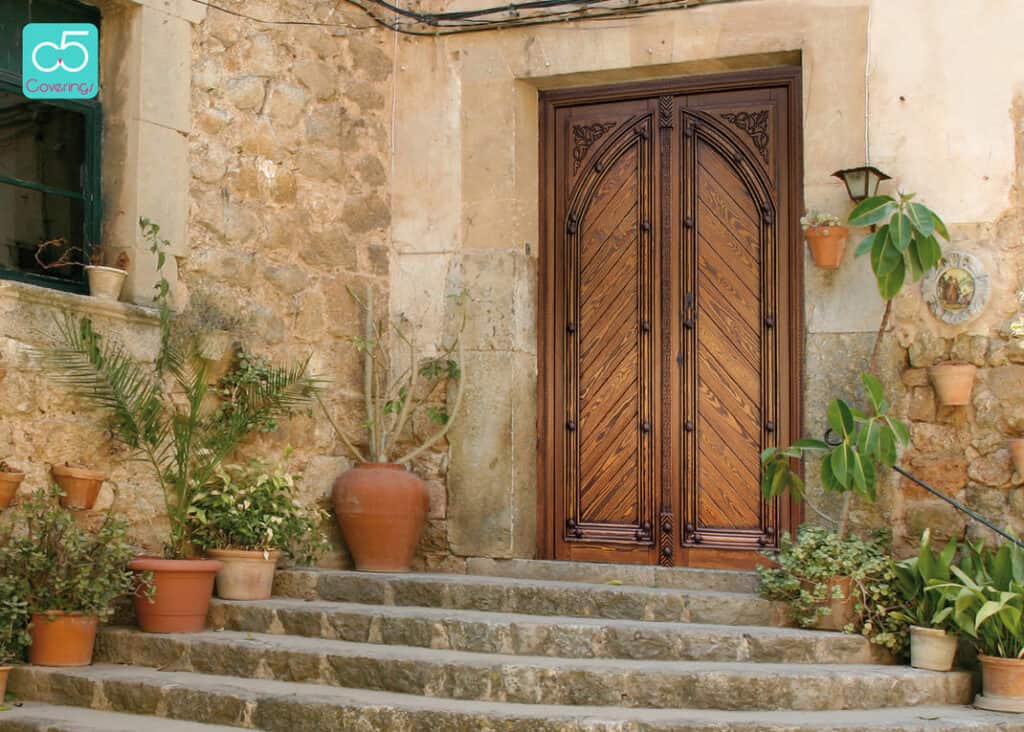 puerta de exterior