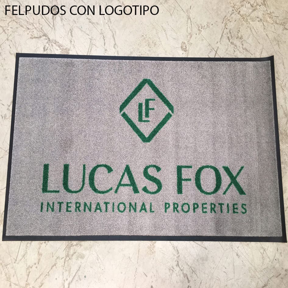 ALFOMBRILLAS O FELPUDOS CON LOGOTIPO