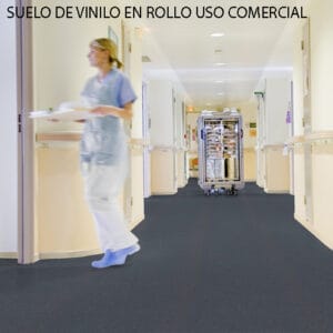 SUELO DE VINILO EN ROLLO PARA USO COMERCIAL