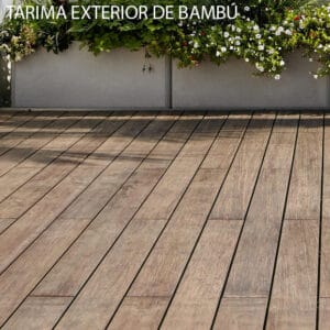 Tarima exterior de Bambú