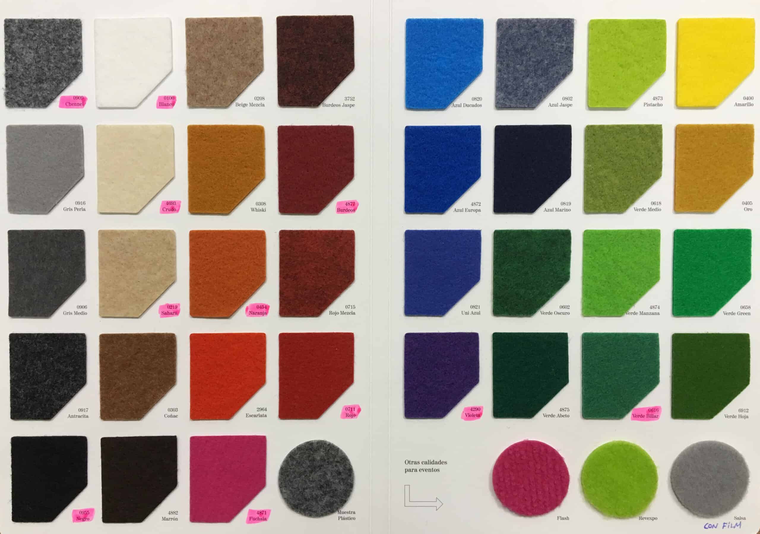 Colores y tejidos disponibles Moquetas para eventos, colores y tejidos disponibles. Más de 30 modelos diferentes para revestir todo tipo de suelos interiores y exteriores. Expertos en moquetas para eventos en Ibiza y Formentera.